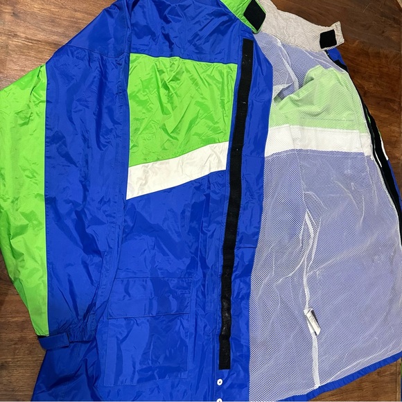 Teknic vintage motorcycle rain gear full suit: jacket/pants size XXL - Picture 14 of 15